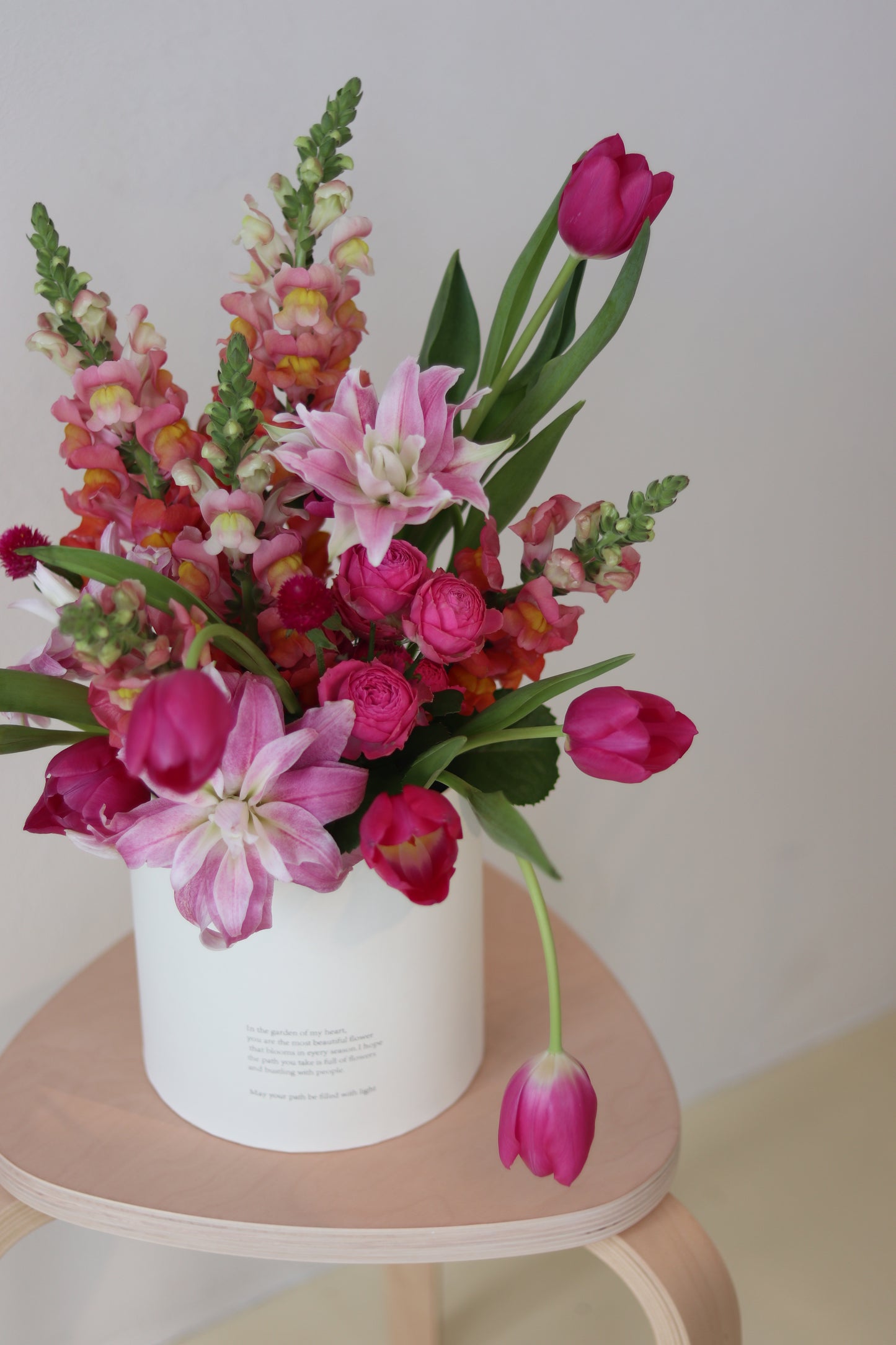 Seasonal flower bucket Auckland NZ