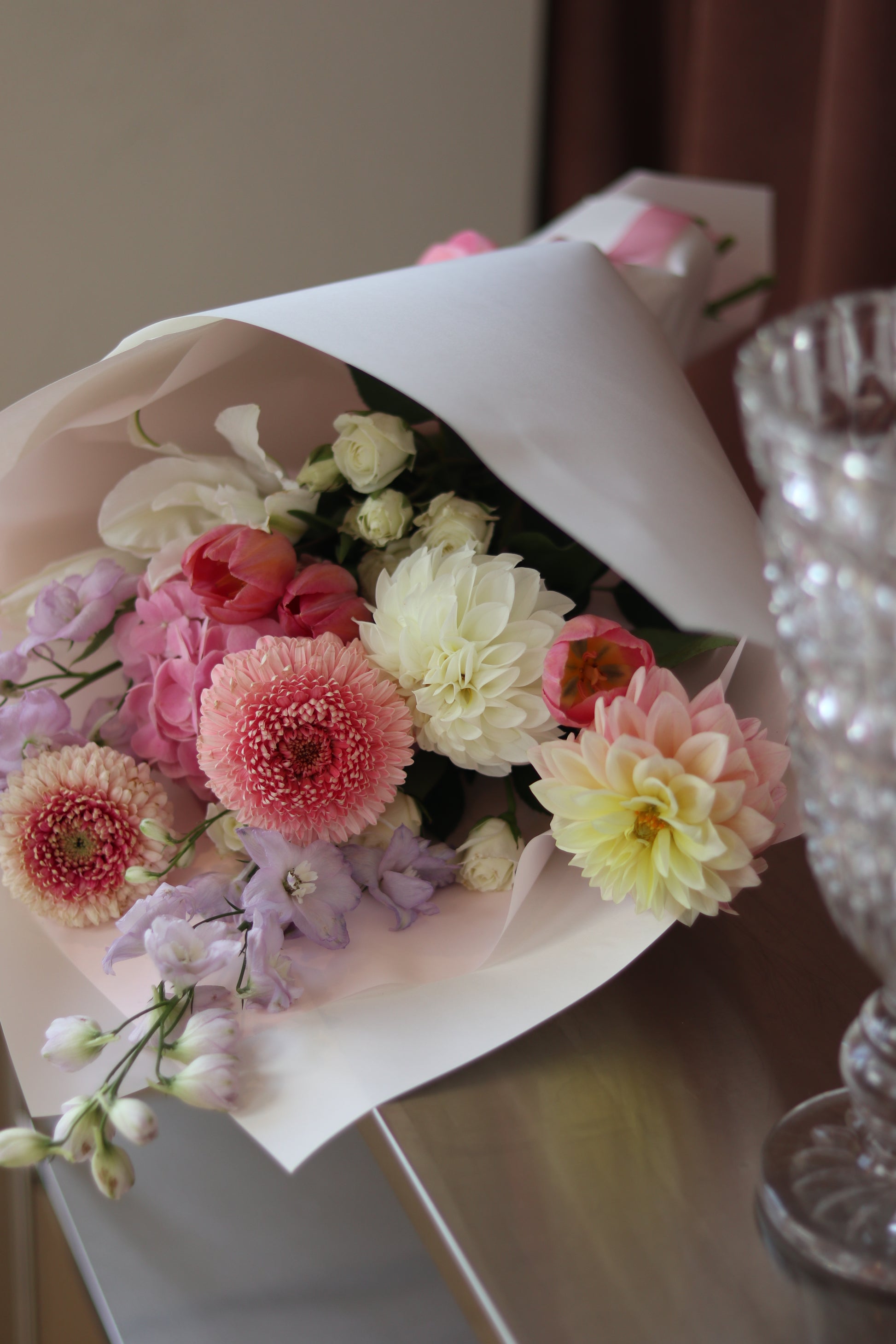 Elegant pastel bouquet Auckland NZ