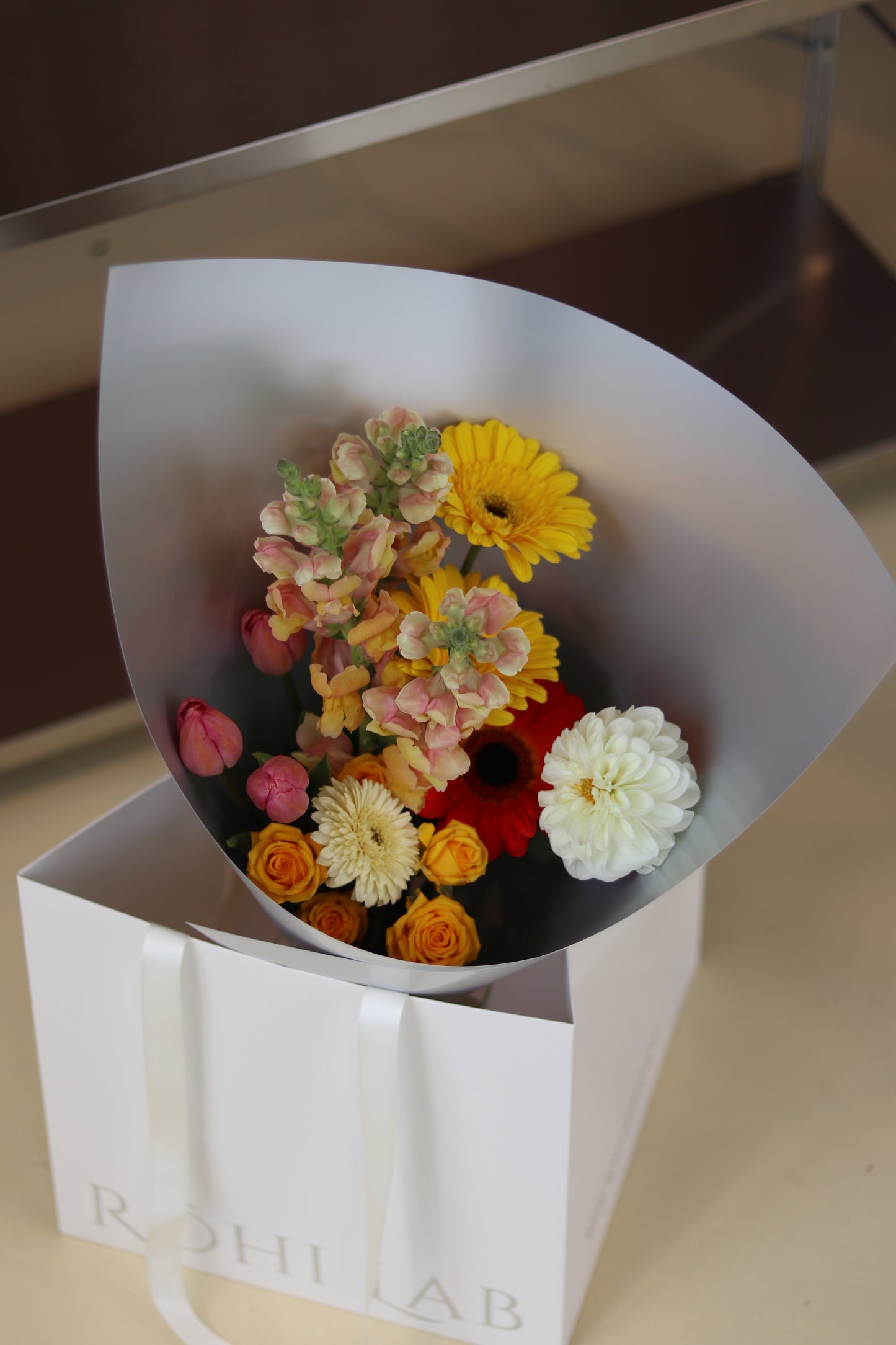 Modern graduation bouquet in Auckland NZ