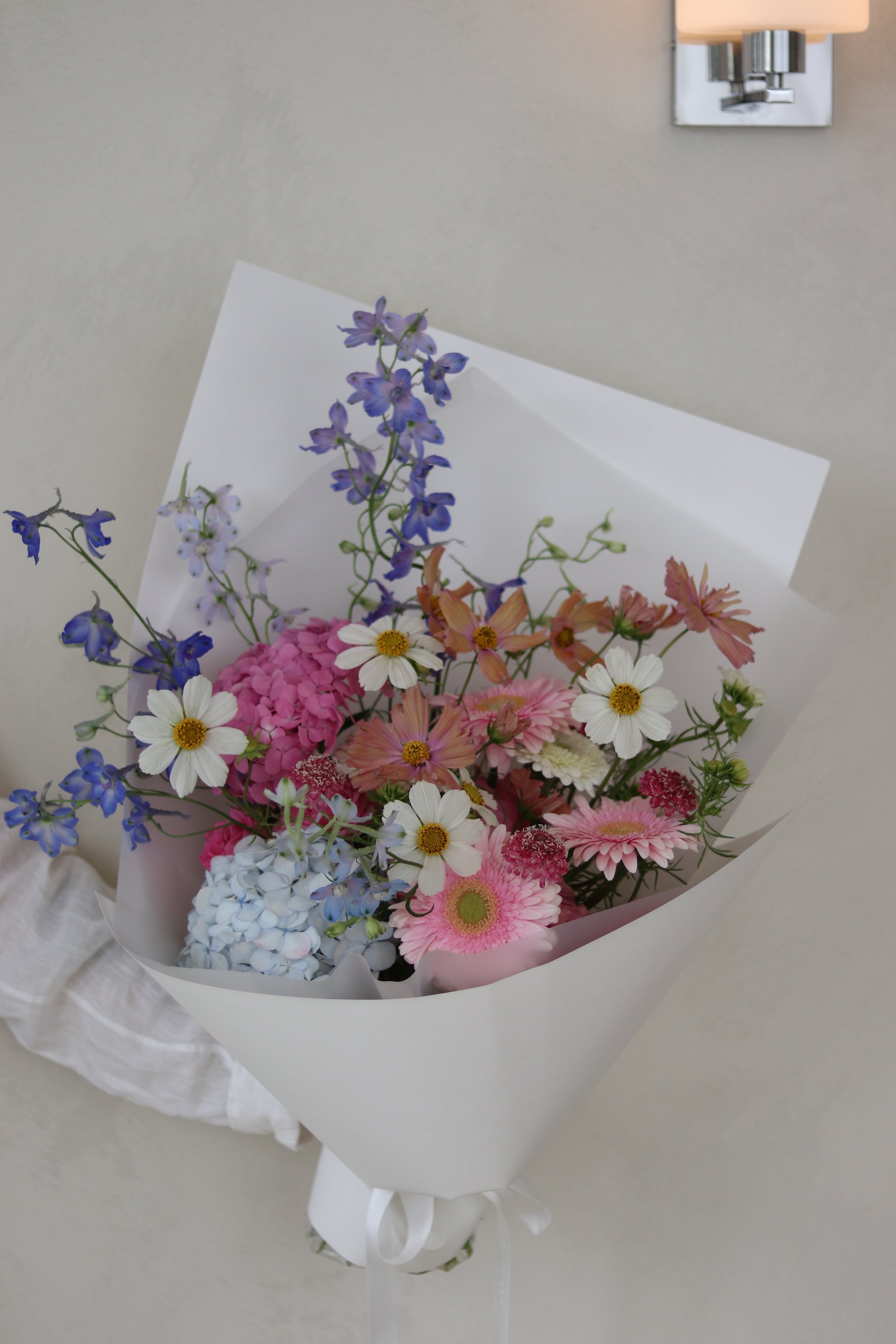 Summer Garden seasonal flower bouquet handcrafted in Auckland by Rōhi Lab
